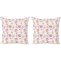 Abakuhaus Kussenhoes Set 2x40x40 cm – Dubbelzijdig bedrukt – Mikrofaser – Multicolor