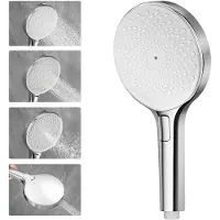 Auralum Max Multifunctionele Handdouche Chroom - 3 Straalstanden (Pulsatiestraal/Regenstraal/Mengstraal) - Krachtige Reinigingsspuit - Eenvoudig Schoon te Maken