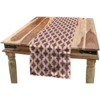 Abakuhaus Tafelloper – 40x180 cm – lavendel & perzik – polyester