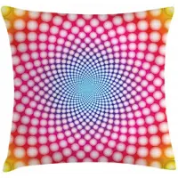 Abakuhaus Psychedelische Kussenhoes – 45x45 cm – Bedrukt op beide zijden – Multicolor