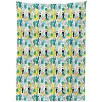 Abakuhaus Tafelkleed Tropisch – Aloha Natuur Vogels – 140x240 cm