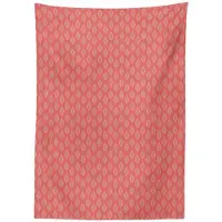 Abakuhaus Retro-Tafelkleed – Ogee Motief – 140x170 cm – Koraal/Geel