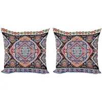 Abakuhaus etnische kussenhoezen Set 2x 45x45 cm – dubbelzijdig bedrukt