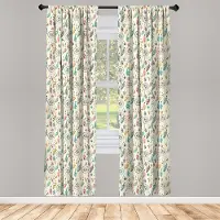 Abakuhaus Feder Gordijnen – 2x75x175 cm – Meerkleurig Microfaser, Halfverduisterend