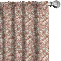Abakuhaus Lieve Gordijnen – 2x75x245 cm – microvezel – verduisterend babyblauw/lichtroze