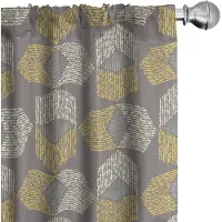 Abakuhaus – Voorhangen 2x75x175 cm – Mikrofaser, halfdonker