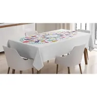 Abakuhaus Paashaas Tafelkleed – 140x170 cm – Wit satijn & machinewasbaar