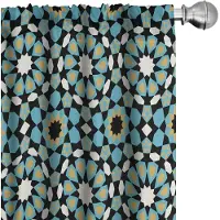 Abakuhaus Voorhangen – 2x75x225 cm – Mikrofaser – Halfdonker – Hemelsblauw