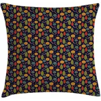 Abakuhaus bos-kussenhoes – vos & bomen – 50x50 cm – dubbelzijdig bedrukt, wasbaar