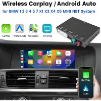 Hexinex Autoradio Draadloze Carplay Android Auto Interface Module Geschikt Voor BMW NBT-Sistema - BMW MINI X1 X3 X4 X5 F10 F15 F20 F21 F23 F25 F26 F30 F48