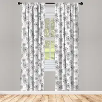 Abakuhaus Gordijnen – Paardenbloem – 2x75x175 cm – Rozenkleur