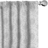 Abakuhaus Grijs Gordijnset – microvezel, halfdonker – 2×75×245 cm