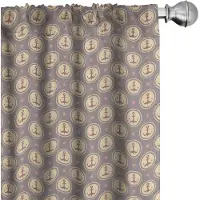 Abakuhaus Voorhangen – Sterrenpatroon – 2x75x175 cm – 100% microvezel – Licht verduisterend