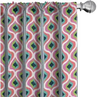 Abakuhaus Welle Gordijnen – Geometrisch 101350 – 2x75x225 cm – Meerkleurig