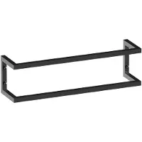 Brauer Handdoekbeugel model A 60 gunmetal geborsteld