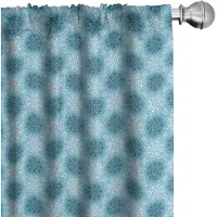 Abakuhaus Blauwe Mandala Gordijnen – 2-delig set 75x245 cm – Microvezel