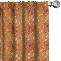 Abakuhaus Gordijnen – 2x75x175 cm – Microvezel – Geelbruin