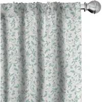 Abakuhaus ivoor en turkoois gordijnen – 2x75x225 cm – Mikrofaser