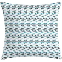 Abakuhaus Blauw water kussenhoes – 50x50 cm – Dubbelzijdig bedrukt
