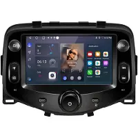 Hexinex Quad-Core autoradio Geschikt voor Peugeot 108/ Citroen C1/ Toyota Aygo - Draadloos CarPlay, Android Auto, multimediaspeler, 2GB+64GB