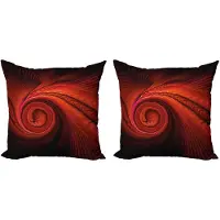 Abakuhaus Spiers Kussenhoes Set – 2x45x45 cm – Surreal Waves – Rood