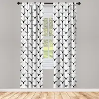 Abakuhaus Hert raamgordijnen – 2-delige paneelset 75×175 cm – Microvezel
