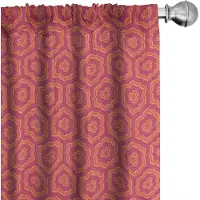 Abakuhaus Gordijnenset – 2x75x225 cm – Microvezel, Meerkleurig, Halfronddersk