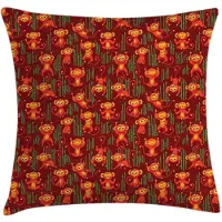 Abakuhaus Kussenhoes – Tweezijdig bedrukt – 40x40 cm – Ruby-Groen
