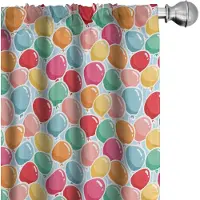 Abakuhaus Party Voorhangen – Geometrische 2x75x175 cm – Multicolor
