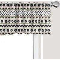Abakuhaus Gestreept raamvalletje, gordijnvalletje voor keuken en slaapkamer met tunnelzoom, 137 cm x 45 cm, zwart geel