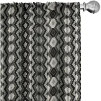 Abakuhaus Geometrische Voorhangen – 2x75x245 cm – Grafietkleur