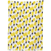 Abakuhaus Ananas Tafelkleed – 140 x 200 cm – Geel/Zwart/Grijs