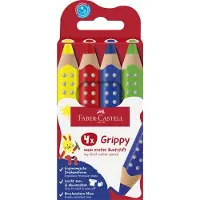 Faber-Castell Kleurpotlood Faber Castell Grippy XXL Jumbo kartonetui 4 stuks