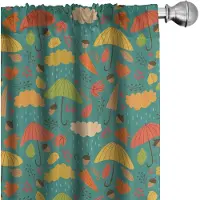 Abakuhaus Gordijnenset – Eikel Regen-Wolk, 2x75x245 cm, Microvezel
