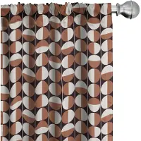 Abakuhaus Midden van de twintigste eeuw – Voorhangen – 2x75x225 cm – Kaneel