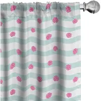Abakuhaus Abstrakt – Gordijnen 2x75x175 cm – Microvezel – Licht zeeschuimroze