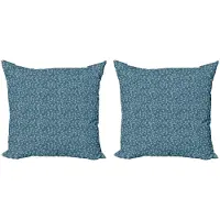 Abakuhaus – Bloemen Kussenhoes Set 60x60 cm – Dubbelzijdig bedrukt, Rits, Mikrofaser