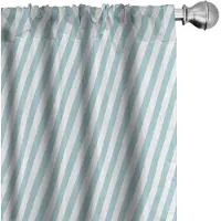 Abakuhaus Moderne Gordijnen – 2x75x225 cm – Bleekblauw/Wit, halfdonker, microfaser