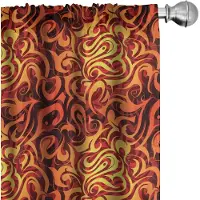 Abakuhaus Abstrakt Gordijnen – 2x75x225 cm – Microvezel – Halfdonker