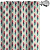 Abakuhaus Geometrische Curve – Gordijnset 2x75x175 cm – Microvezel