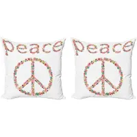 Abakuhaus Kussenhoes Set – 40x40 cm – Tweezijdig Digitaal Druk – Mikrofaser