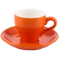 Crrynuo Koffiekopjes - Kop en Schotel - Mok - Cappuccino - 80 ml - Koffiekoppen - Kop