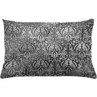 Abakuhaus kussenhoes 65x40 cm – rits, bedrukt, grijs/zwart