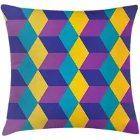 Abakuhaus Abstracte Kussenhoes – Optische Kubusillusie – 40x40 cm – Multicolor