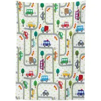 Abakuhaus Tafelkleed Kinderen Verkeer – 140x200 cm – Satijn, Wasbaar, Meerkleurig