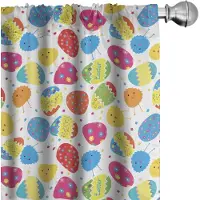 Abakuhaus Voorhangset – 2x75x245 cm – Multicolor, microvezel, halfdonkerend