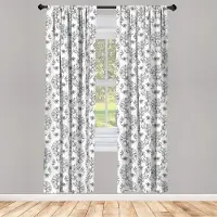 Abakuhaus Gordijnen – 2x75x175 cm – halfverduisterend – microvezel