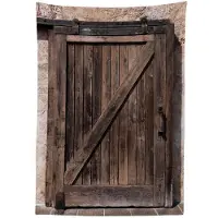 Abakuhaus Rustiek tafelkleed – gealterde look, 140x200 cm, bruin, machinewasbaar