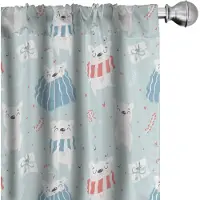 Abakuhaus – 2x Voorhangpanelen – microvezel – halfdonker – 150x175 cm
