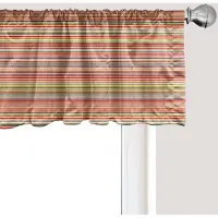 Abakuhaus Abstracte raamvalance, gordijnvalance voor keuken en slaapkamer met tunnelzoom, 137 cm x 30 cm, veelkleurig